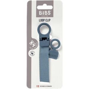BIBS Soother Clip Loop 0+Months 1Pack Petrol BIBS Soother Clip Loop 0+Months 1Pack Petrol
