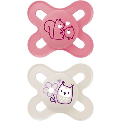 MAM Start Cute Soother 0-2 Months 2 Pack MAM Start Cute Soother 0-2 Months 2 Pack
