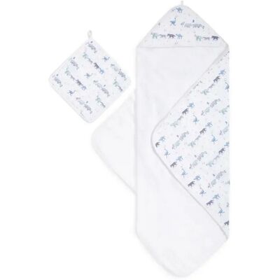 aden + anais Muslin Backed Hooded Towel Set Rising Star-Follow The Stars aden + anais Muslin Backed Hooded Towel Set Rising Star-Follow The Stars