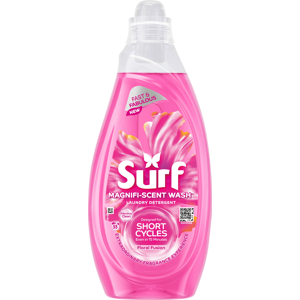 Surf Magnifi-Scent Wash Floral Fusion Detergent 55 Washes 1485ml Surf Magnifi-Scent Wash Floral Fusion Detergent 55 Washes 1485ml