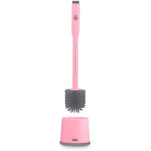 Swan Lynsey Queen of Clean Dispensing Toilet Brush with Refillable Cleaning Solution Dispenser, Pink Swan Lynsey Queen of Clean Dispensing Toilet Brush with Refillable Cleaning Solution Dispenser, Pink