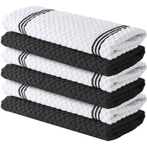 JORDAN&JUDY 6-Pack Gray Kitchen Towels, Soft & Durable, Highly Absorbent, 40x66cm JORDAN&JUDY 6-Pack Gray Kitchen Towels, Soft & Durable, Highly Absorbent, 40x66cm