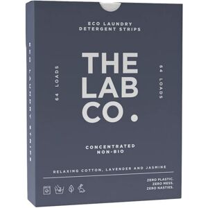 The Lab Co. Laundry Detergent Strips Washing Sheets Eco Ultra-Concentrated Non-Bio for Sensitive Skin Non-Toxic Fragrance EDC-Free Lab-Tested Relaxing Cotton Lavender Jasmine 64 Loads The Lab Co. Laundry Detergent Strips Washing Sheets Eco Ultra-Concentrated Non-Bio for Sensitive Skin Non-Toxic Fragrance EDC-Free Lab-Tested Relaxing Cotton Lavender Jasmine 64 Loads