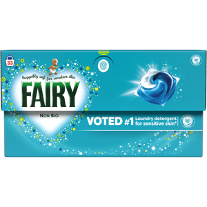 Fairy Non Bio Washing Liquid Pods, For Sensitive Skin 33 Washes Fairy Non Bio Washing Liquid Pods, For Sensitive Skin 33 Washes