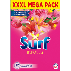 Surf Washing Powder Tropical Lily 125 washes 6.25 kg Surf Washing Powder Tropical Lily 125 washes 6.25 kg