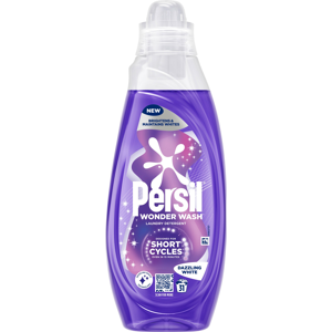 Persil Liquid Laundry Detergent, Wonder Wash Dazzling White, 31 Washes, 837ml Persil Liquid Laundry Detergent, Wonder Wash Dazzling White, 31 Washes, 837ml