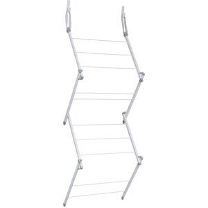 JVL Door Concertina Laundry Washing Clothes Drying Airer - White JVL Door Concertina Laundry Washing Clothes Drying Airer - White