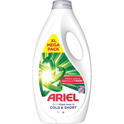 Ariel Liquid Detergent, 50 Washes, Original, 1.5l Ariel Liquid Detergent, 50 Washes, Original, 1.5l