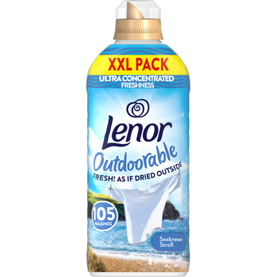 Lenor Outdoorable Fabric Conditioner 105 Washes, Seabreeze Stroll Lenor Outdoorable Fabric Conditioner 105 Washes, Seabreeze Stroll