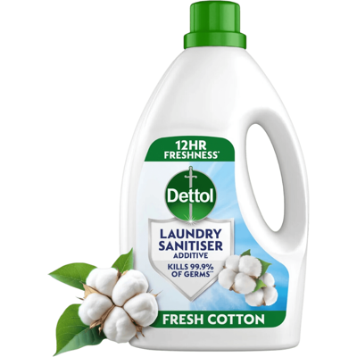 Dettol Laundry Cleanser, Fresh Cotton, 2.5 L Dettol Laundry Cleanser, Fresh Cotton, 2.5 L