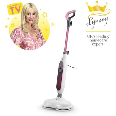 Swan TV’s Queen of Clean Spot Cleaner, Auto-Stopping Function, Flexible Hose, 1.3L Clean Tank, 600W - Pink, SC18411QOC Swan TV’s Queen of Clean Spot Cleaner, Auto-Stopping Function, Flexible Hose, 1.3L Clean Tank, 600W - Pink, SC18411QOC