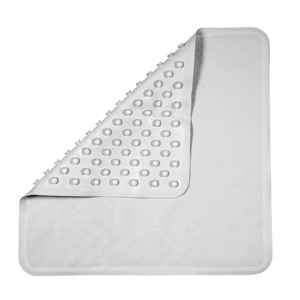Croydex Bath Mat Rubagrip Square White 53x53cm Croydex Bath Mat Rubagrip Square White 53x53cm