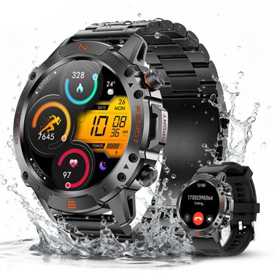 WalkerFit Sport Smartwatch-M6 Ultra-Black-2 Straps WalkerFit Sport Smartwatch-M6 Ultra-Black-2 Straps