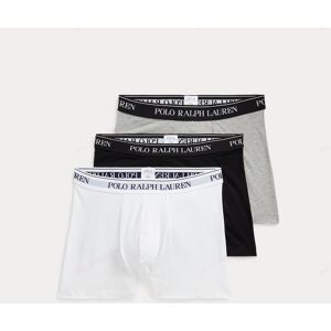 Ralph Lauren Stretch Cotton Boxer Brief 3-Pack - White/Polo Black/Andover Heather Ralph Lauren Stretch Cotton Boxer Brief 3-Pack - White/Polo Black/Andover Heather