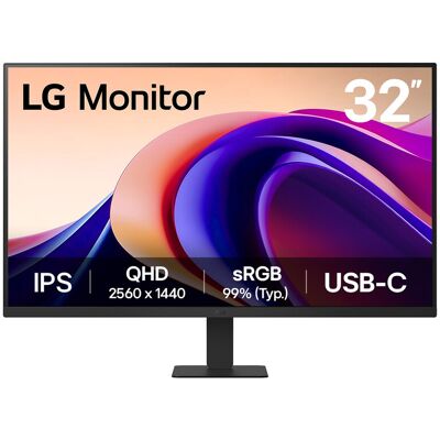 LG Monitor 32U631A - QHD 1440p IPS 32inch, 100Hz, 5ms, Computer Desktop Display, Flicker Safe & Reader Mode, USB-C, HDMI, Matte Black LG Monitor 32U631A - QHD 1440p IPS 32inch, 100Hz, 5ms, Computer Desktop Display, Flicker Safe & Reader Mode, USB-C, HDMI, Matte Black