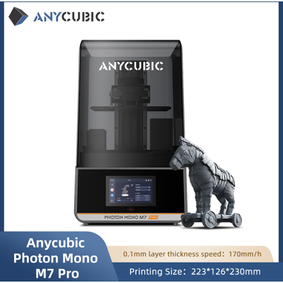 ANYCUBIC x JOYBUY Photon Mono M7 Pro Professional 14K Resin 3D Printer Intelligent Temperature Control 223×126×230mm Build Volume ANYCUBIC x JOYBUY Photon Mono M7 Pro Professional 14K Resin 3D Printer Intelligent Temperature Control 223×126×230mm Build Volume