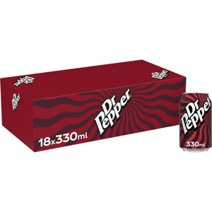 Dr Pepper 18 x 330ml Dr Pepper 18 x 330ml