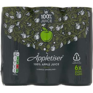 Appletiser 100% Apple Juice Lightly Sparkling 6 x 250ml Appletiser 100% Apple Juice Lightly Sparkling 6 x 250ml