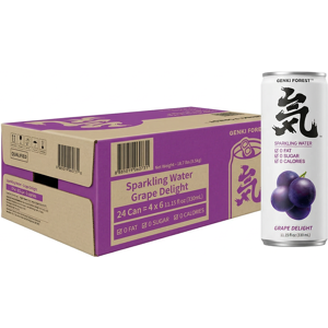 Chi Forest 【cooling】【hydration】Genki Forest Soda Sparkling Water Summer Black Grape Flavor 330ml*24 Chi Forest 【cooling】【hydration】Genki Forest Soda Sparkling Water Summer Black Grape Flavor 330ml*24