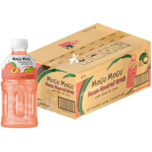 Mogu Mogu Peach Drink with Coconut Jelly 320ml x 24pcs Mogu Mogu Peach Drink with Coconut Jelly 320ml x 24pcs