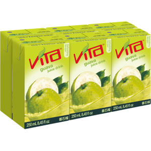 Vitasoy VITA GUAVA JUICE 6x250ml Vitasoy VITA GUAVA JUICE 6x250ml