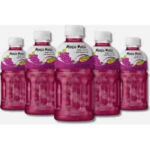 Mogu Mogu Grape Drink with Nata de Coco 320ml x 6pcs Mogu Mogu Grape Drink with Nata de Coco 320ml x 6pcs