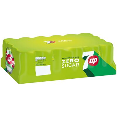 7UP Zero 330ml 24Pk 7UP Zero 330ml 24Pk