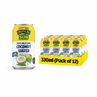 Tropical Sun Coconut Water 330ML X 12 Packs Tropical Sun Coconut Water 330ML X 12 Packs
