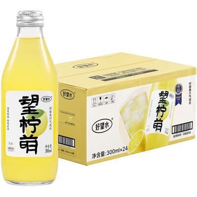 Hope water Hao Wang Shui Wang Ning Meng Lemon Juice Sparkling Water 300ml*24 Hope water Hao Wang Shui Wang Ning Meng Lemon Juice Sparkling Water 300ml*24