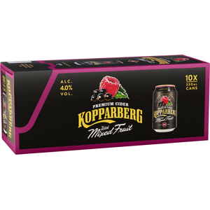 Kopparberg Mixed Fruit 10 X 330ml (Abv 4%) Kopparberg Mixed Fruit 10 X 330ml (Abv 4%)