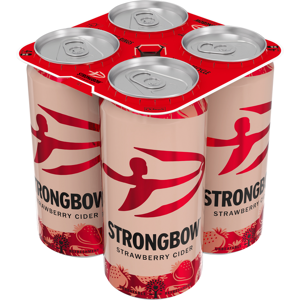 Strongbow Strawberry 4 x 44 cl Strongbow Strawberry 4 x 44 cl