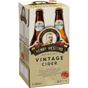 Henry Westons Vintage - 8.2% 4X500ml Henry Westons Vintage - 8.2% 4X500ml