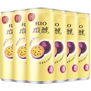 Rio Tipsy Passion Fruit Vodka-Flavoured Cocktail 6x330ml Rio Tipsy Passion Fruit Vodka-Flavoured Cocktail 6x330ml