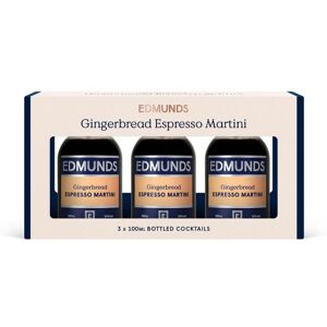 EDMUNDS Cocktails Gingerbread Espresso Martini Gift Box (3 x 100ml) EDMUNDS Cocktails Gingerbread Espresso Martini Gift Box (3 x 100ml)