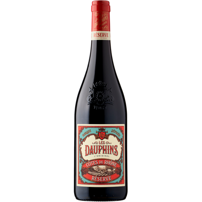 Les Dauphins Cotes Du Rhone Red 75cl Les Dauphins Cotes Du Rhone Red 75cl