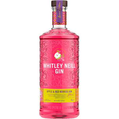 Whitley Neill Special Edition Apple & Red Berries gin 70cl Whitley Neill Special Edition Apple & Red Berries gin 70cl