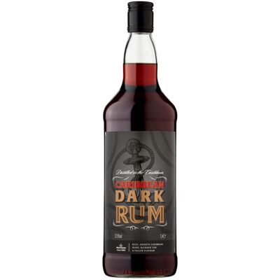 Morrisons Caribbean Dark Rum 1L Morrisons Caribbean Dark Rum 1L