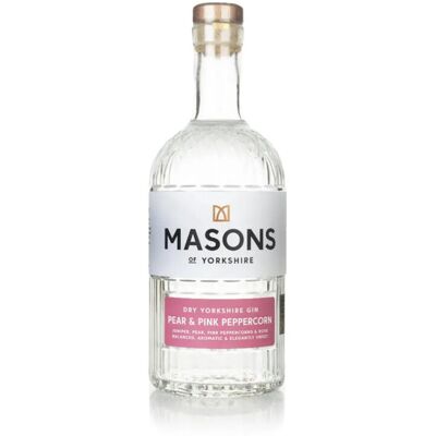 Masons Of Yorkshire Pear & Pink Peppercorn gin 70cl Masons Of Yorkshire Pear & Pink Peppercorn gin 70cl