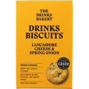 The Drinks Bakery Lancashire Cheese & Spring Onion 110g The Drinks Bakery Lancashire Cheese & Spring Onion 110g