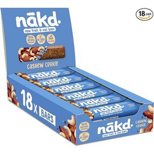nākd. Nakd Cashew Cookie Bar 18 x 35g nākd. Nakd Cashew Cookie Bar 18 x 35g
