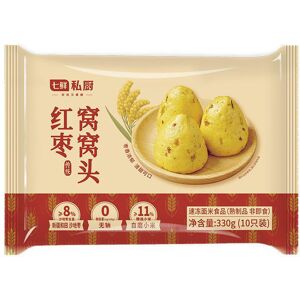 7FRESH Private Chef Red Date Steamed Bun 660g (330g*2) 7FRESH Private Chef Red Date Steamed Bun 660g (330g*2)