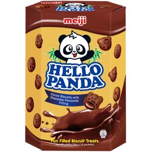 Meiji Hello Panda Biscuits with Double Chocolate Filling XL 260g Meiji Hello Panda Biscuits with Double Chocolate Filling XL 260g