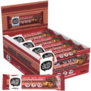 YuBi Bar Protein Nutrition Bar Protein Bars Fudge Brownie - 12 x 35g YuBi Bar Protein Nutrition Bar Protein Bars Fudge Brownie - 12 x 35g