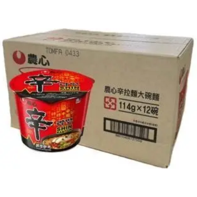 Nongshim - Shin Ramyun Big Bowl - Spicy - Ramen Noodles Nongshim - Shin Ramyun Big Bowl - Spicy - Ramen Noodles
