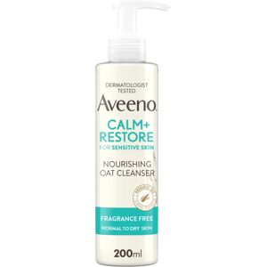 Aveeno Face CALM & RESTORE Nourishing Oat Face Wash Cleanser 200ml Aveeno Face CALM & RESTORE Nourishing Oat Face Wash Cleanser 200ml