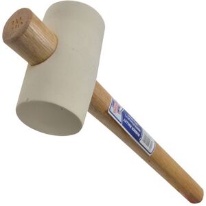 Faithfull All-Rubber Mallet - White 57 mm 2.25 inches Faithfull All-Rubber Mallet - White 57 mm 2.25 inches
