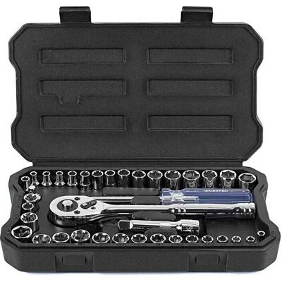 WORKPRO 39-Piece Drive Socket Set - Socket Set WORKPRO 39-Piece Drive Socket Set - Socket Set