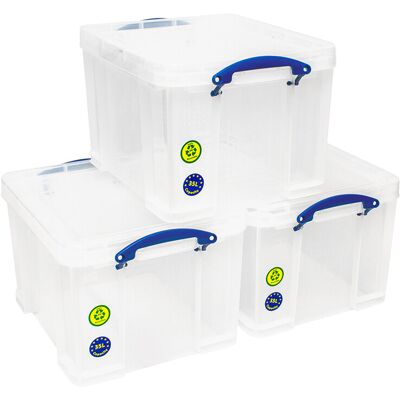 Really Useful 3 x 35 Litre Storage Box - Storage Box Really Useful 3 x 35 Litre Storage Box - Storage Box