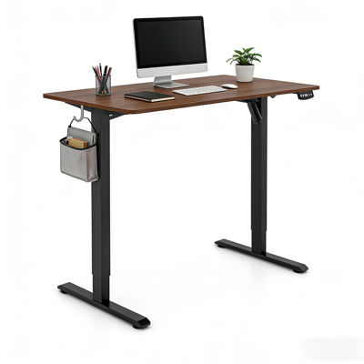 ochama Electric Standing Desk, Walnut Colour, 120*60cm, Full Board Tabletop, 2-Level Memory Height, 70KG Load Capacity, UK Standard & CE Dual Certification, Eco-Friendly Tabletop, Desk for Office / Study / Gaming ochama Electric Standing Desk, Walnut Colour, 120*60cm, Full Board Tabletop, 2-Level Memory Height, 70KG Load Capacity, UK Standard & CE Dual Certification, Eco-Friendly Tabletop, Desk for Office / Study / Gaming