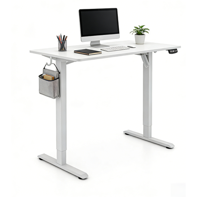 ochama Electric Standing Desk, White, 120*60cm, Full Board Tabletop, 2-Level Memory Height, 70KG Load Capacity, UK Standard & CE Dual Certification, Eco-Friendly Tabletop, Desk for Office / Study / Gaming ochama Electric Standing Desk, White, 120*60cm, Full Board Tabletop, 2-Level Memory Height, 70KG Load Capacity, UK Standard & CE Dual Certification, Eco-Friendly Tabletop, Desk for Office / Study / Gaming